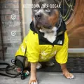 Ветровка для собак The Dog Face x Supreme (Желтая, XL), куртка унисекс TNF для домашних животных