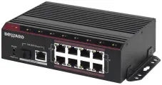 Коммутатор Beward STP-811HPV2 POE 8хRJ-45 100 Мбит/с 1хRJ-45 GE 1хSFP GE