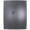 Вентилятор накладной BREEZE D125 обр. клапан Dark gray metal DICITI