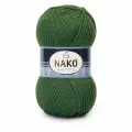 Пряжа Sport wool Nako, хвоя - 11946, 25% шерсть, 75% премиум акрил, 5 мотков, 100 г, 120 м.