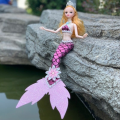 Кукла Shenzhen Toys Русалка в розовом наряде 45 см, с аксессуарами, подвижные части тела, пластик, от 3 лет