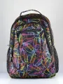 Рюкзак ученический T 2011.20 листья унисекс нейлон на молнии