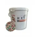 Корм для карпа-кои в ведре 10 л. (1,2 кг.) Трехцветный