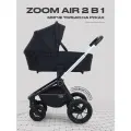 Коляска детская всесезонная MOWBaby ZOOM air 2в1 MB086 Silver Black