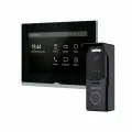 Комплект IP-видеодомофона Novicam IMPULSE 7 IP WIFI KIT BLACK. Видеодомофон и вызывная панель.