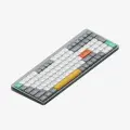 Беспроводная механическая клавиатура QMK Nuphy AIR96v2 Lunar Gray, RGB, Hot Swap, Wisteria Switch
