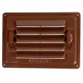 Решетка вентиляционная, Решетка для вентиляции, Krovent, Цвет - Коричневый