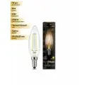 (15 шт.) Светодиодная лампочка Gauss Filament Свеча E14 5W(420lm) 2700K 2K 97x35 филамент (нитевидная), прозр. 103801105 Теплый белый. Цоколь E14