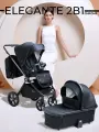 Коляска 2в1 Sweet Baby Elegante Chrome Black