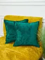 Декоративная диванная подушка из велюра, квадратная, комплект подушек 2шт 43 на 43 см