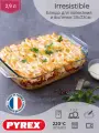 Блюдо для запекания и выпечки Pyrex Irresistible, 35х23см, прямоугольное, прозрачное