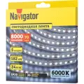 Светодиодная лента Navigator 95 298 NLS-2835CW182-14-IP20-24V 5м, 6000К