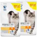 PERFECT FIT SENSITIVE для взрослых кошек при аллергии с индейкой (1,2 + 1,2 кг)