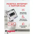 Legrand Valena Розетка интернет c портом RJ45 Слоновая Кость (774138) 1 шт