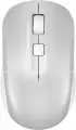 Мышь беспроводная A4TECH Fstyler FB26CS Air2, Bluetooth/Радио, оптическая, USB, USB-C, 2000dpi, серебристый и белый [fb26cs air2 icy white]