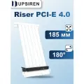 Riser кабель Upsiren 185 мм PCI-E 4.0 180 градусов Белый