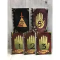 Комплект дневников гравити фолз 1, 2, 3, билла и 5