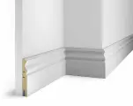 Плинтус AP14 под покраску - 5 шт, белый, 115x16x1800 мм, с пазом, МДФ ARTIVA RTV115.01 Набор 5шт.
