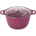 Кастрюля Kukmara 6 л Trendy Style, стеклянная крышка 26см, цвет Mystery, к61tsm