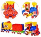 Паровозик Форма Ромашка, с 2 вагонами (с-119-ф)