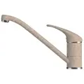 Смеситель для кухни / мойки Polygran Низкий Бежевый (Песочный) / Латунный / Кран для кухни
