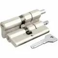 Цилиндровый механизм под вертушку Cisa ASIX OE302-21.12 (90 мм/35+10+45В), Никель