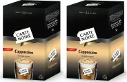 Carte Noire Кофе растворимый Капучино, 20 пакетиков по 15 гр, 2 уп