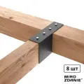 MIROZDANIE Крепеж для беседки KONEKT 50x100 графит (8 шт) 1005