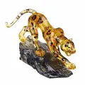 Головоломка 3D Crystal Puzzle Леопард, пластик, золотистый, 39 элементов