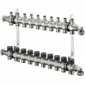 Oventrop Коллектор Multidis SF на 10 контуров 1404560 из нерж. стали 1-3/4 с регулирующими вставками