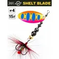 Блесна вращающаяся LUCKY JOHN Shelt Blade №4, 15 г, цвет 015