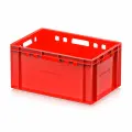 Ящик для мяса и колбасных изделий Е-3 красный, 600х400х300 мм