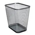 Calligrata Корзина для бумаг Calligrata, 14 литров, сетка, металлическая, прямоугольная, серебро