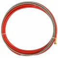 Канал направляющий (5 м; 1.0-1.2 мм; сталь; красный) Foxweld 2828