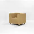 Кресло для Офиса Бэни. Цвет Бежевый. Материал Велюр 90х78х77см