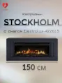 Электрокамин Stockholm  GR с очагом Electrolux EFP/P - 4220LS (диагональ 42 дюйма, яркое пламя, пульт, звук, обогрев)