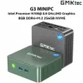 GMKtec G3 Intel Alder Lake N100 Windows 11 Pro(3,4 ГГц), 8 ГБ DDR4 RAM 256 ГБ PCIe M.2 SSD, настольный компьютер 4K Dual HDMI дисплей/4xUSB3.2/WiFi 6/BT5. 2 Ethernet для офисных и коммерческих целей