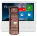 Комплект видеодомофона NOVICAM UNIT 7 FHD KIT v.4005, с панелью LEGEND HD BRONZE, Подключение 4 вызывных панелей, до 3 видеокамер, до 5 доп. домофонов, до 3 аудиотрубок, слот для microSD (до 128Гб, класс 10 и выше)