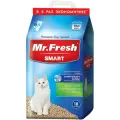 Наполнитель Mr.fresh Древесный комкующийся Smart для длинношерстных кошек, 18л/8,8кг