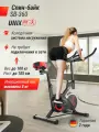 Велотренажер UNIX Fit SB-360 Black для дома, спин-байк кардио тренажер домашний, до 100кг, инерционный вес маховика 8 кг