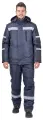 Костюм рабочий мужской утепленный ГК Спецобъединение Роуд 44-46 рост 170-176 см темно-серый/черный