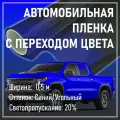 Автомобильная профессиональная тонировочная пленка с переходом цвета Sun Control GRD Blue/Grey 20 (50см) (0,5м x 30м)