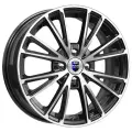 Колесный диск K&K Меандр 6x16 4*108 ET47.5 DIA63.3 Алмаз черный