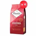 Кофе молотый Poetti Leggenda Ruby 250 г, набор из 4 шт