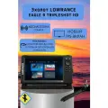 Эхолот Lowrance Eagle 9 датчик Tripleshot HD ( Официальный ) ( с защитной крышкой - козырьком )