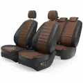 Чехлы на сиденья Toyota RAV4 3 (XA30) 2006-2013 (Экокожа) Серия PRO