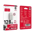 Флеш-накопитель Hoco USB 3.0 UD16, поворотный, 150 Мб/с, 128 GB, белый