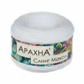Пряжа ARACHNA Sling Maxi 100% хлопок 300 г 30 г 100 м №01 белый