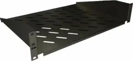Полка стац. NTSS (NTSS-FF-350-BL) 2U 20кг. 19 350мм черный