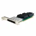 Сетевой адаптер Silicom PE425G4i81L-XR, 25Gb/s, 4 порта, PCI-E, зеленый